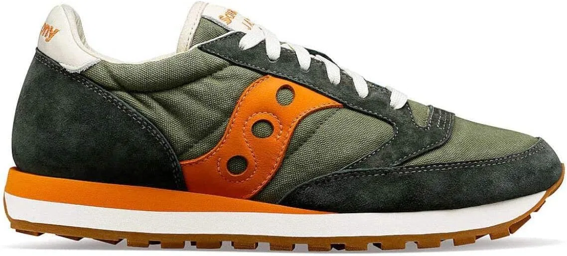 Мужские кроссовки Saucony Jazz Original, цвет хаки/оранжевый — фото 4