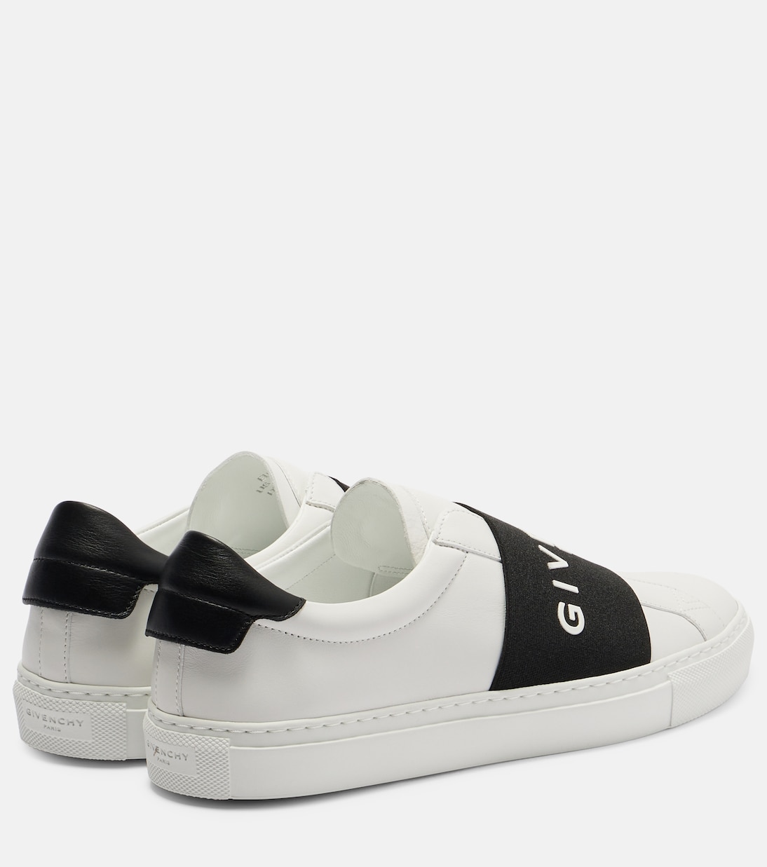 Уличные кожаные слипоны Urban Street с логотипом Givenchy, White/Black — фото 2