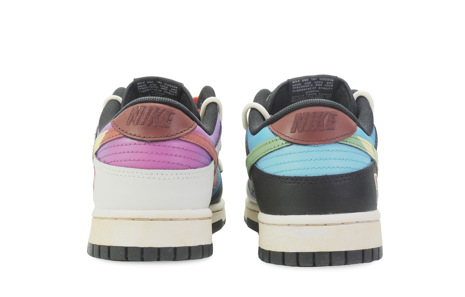 Детские Кроссовки Nike Dunk Low Retro Super Mario Мужские Черно-Фиолетовые — фото 4