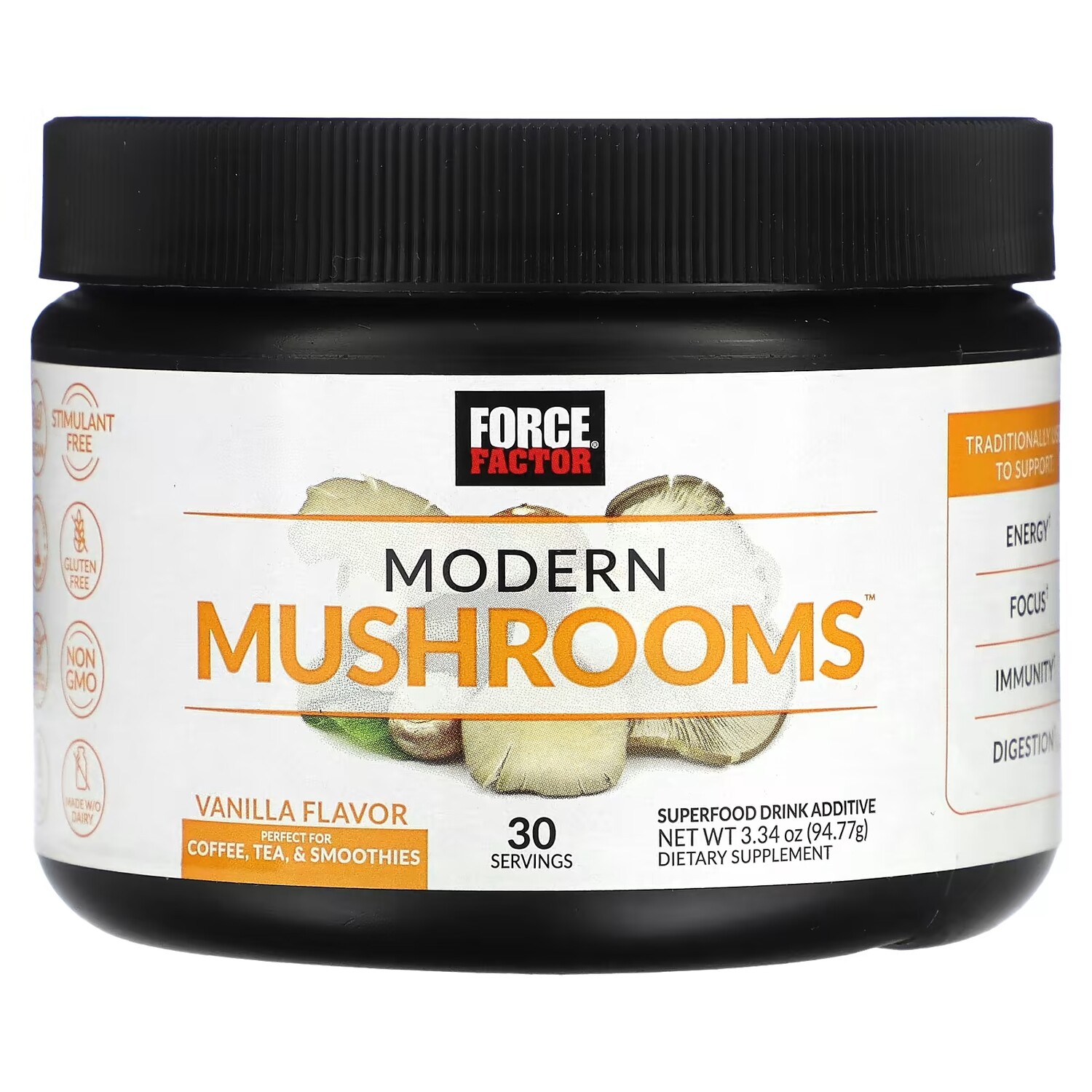 

Добавка Force Factor Modern Mushrooms Vanilla, 94,77 г