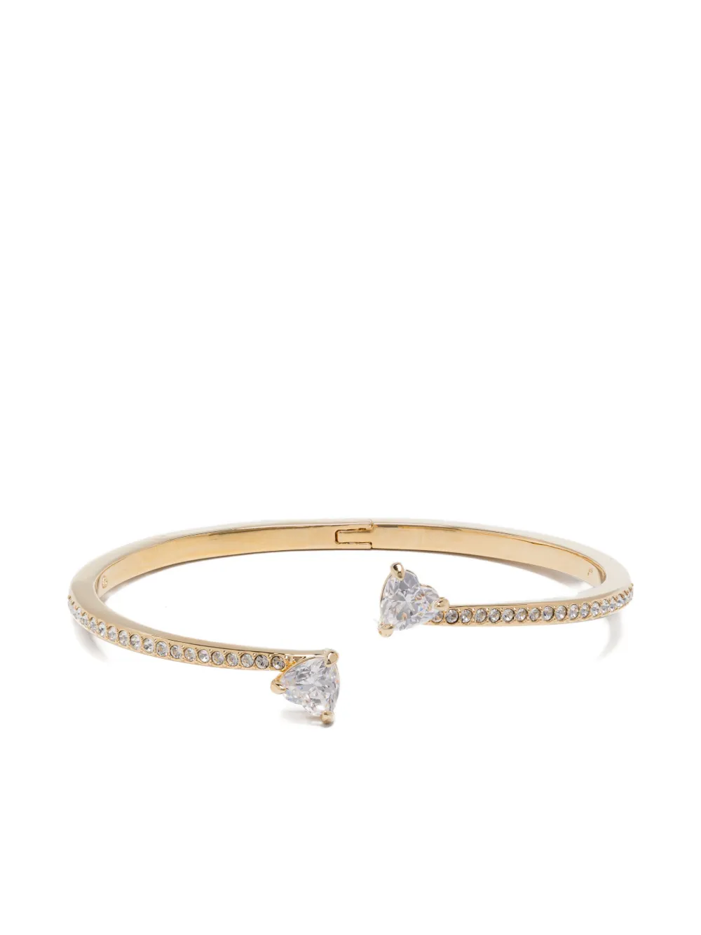 

Браслет-бэнгл с кристаллами Swarovski, золотой