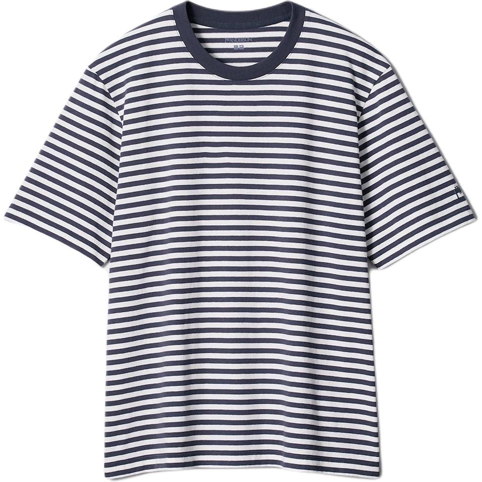 

UNIQLO Футболка JW Anderson SS25 Unisex Marine Blue, Синий, UNIQLO Футболка JW Anderson SS25 Unisex Marine Blue