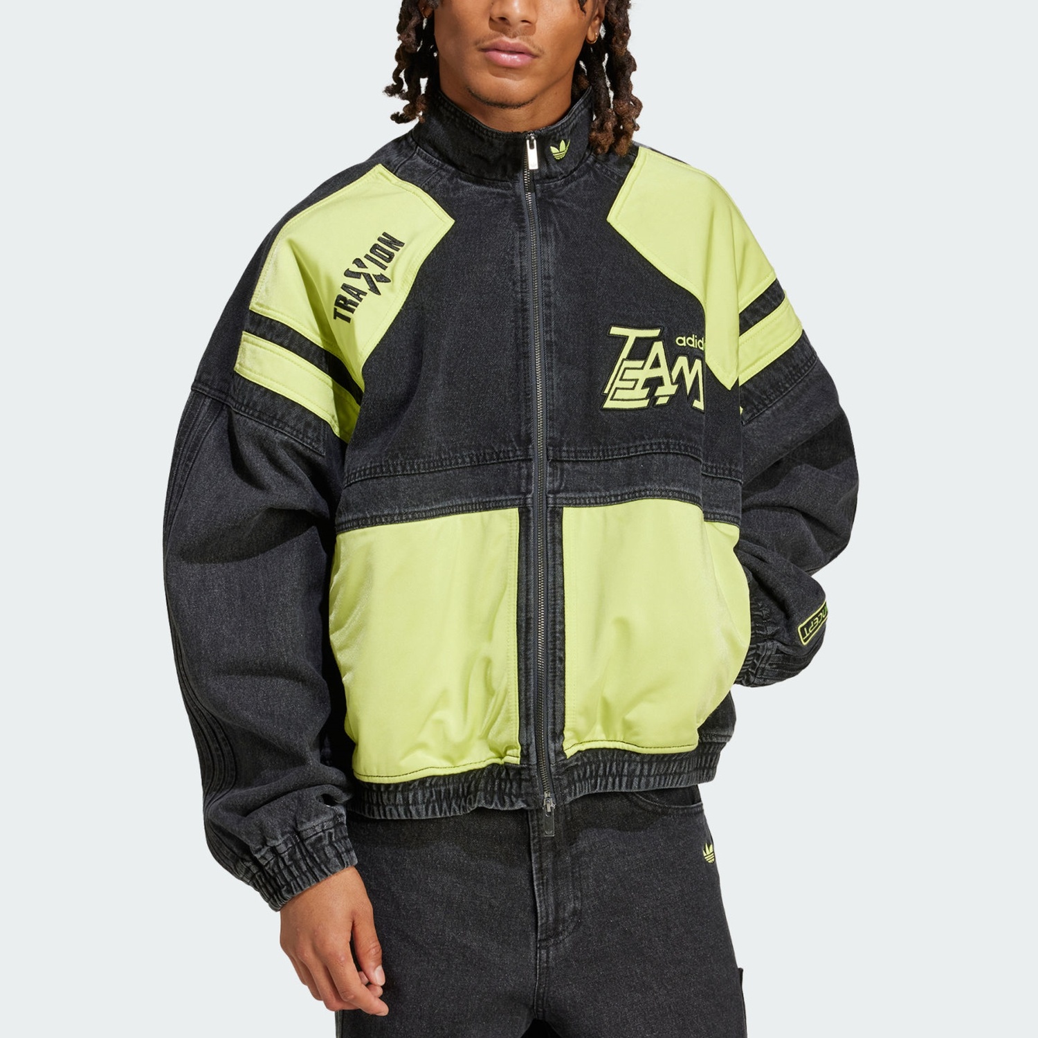 Куртка ADILENIUM SS24 мужская желто-черная Adidas Originals — фото 3