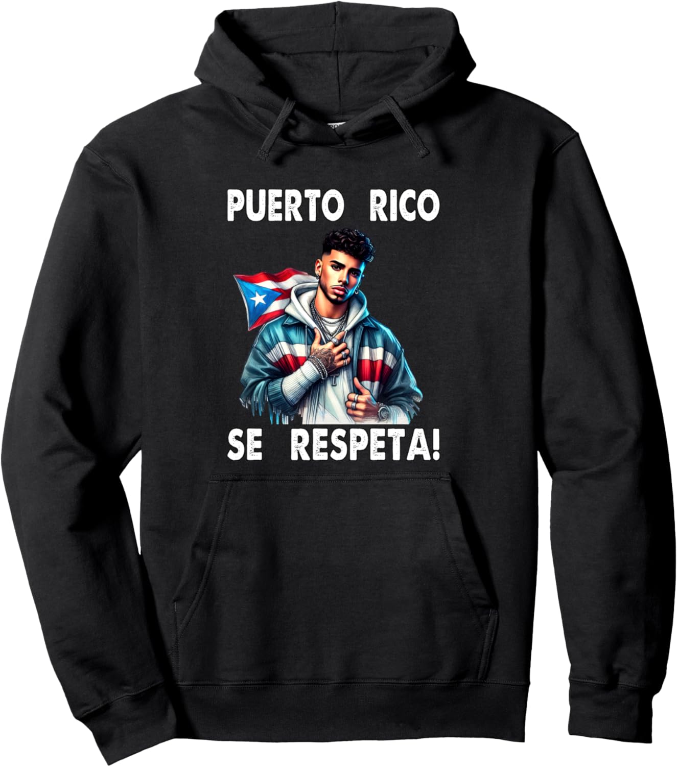 

Пуэрто-риканский флаг Cerespeta Boricua, молодежный протест в Пуэрто-Рико, толстовка Puerto Rico Se Respeta Collection, More Here, черный
