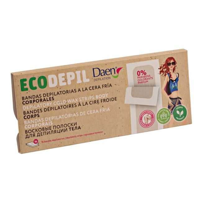 

Полоски для депиляции тела Ecodepil (16 шт.) Daen