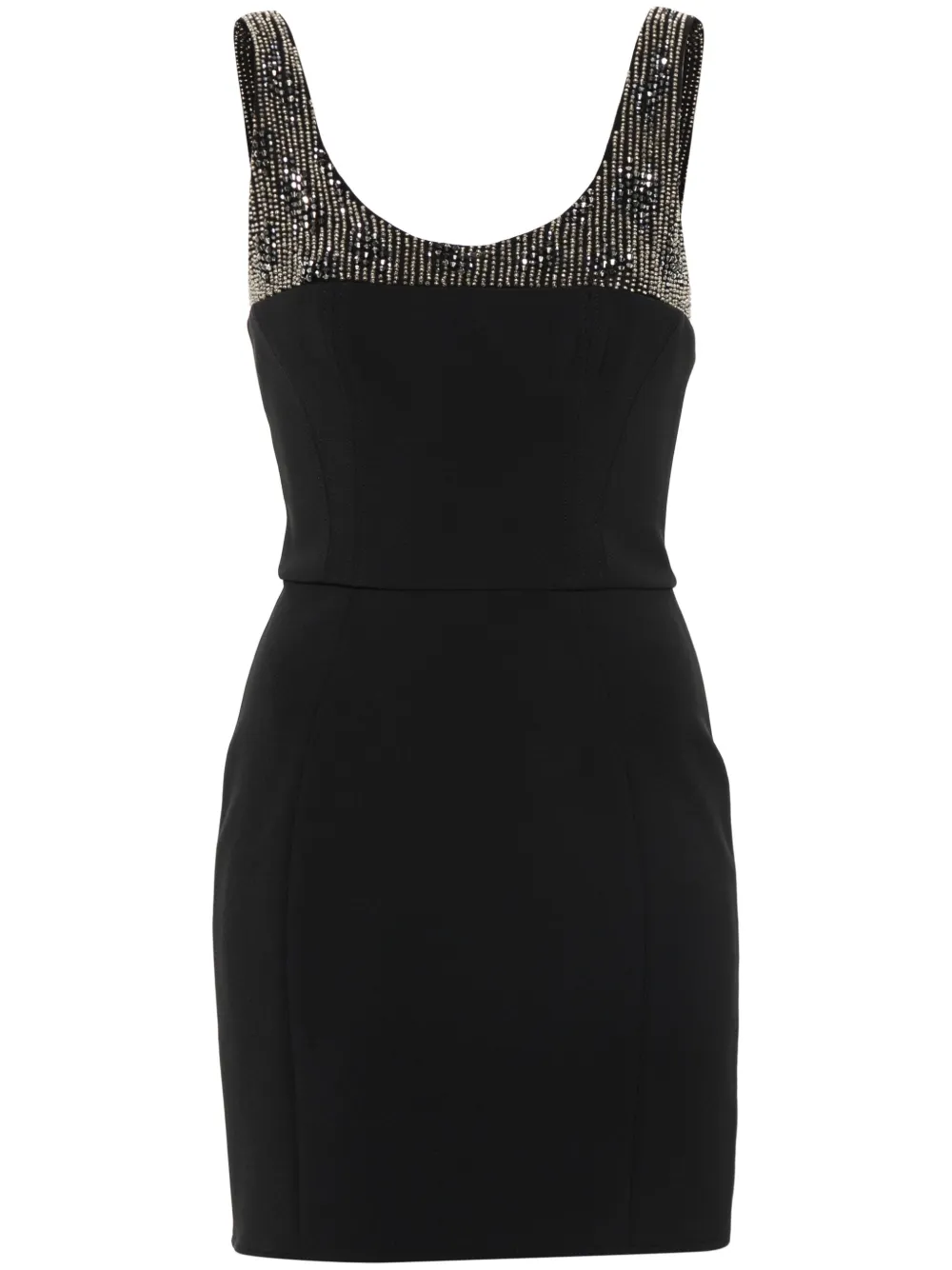 

Декорированное платье мини Elisabetta Franchi, черный