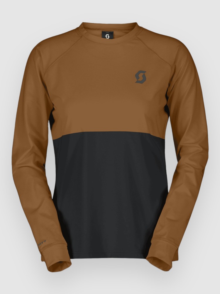

Футболка Scott Trail Storm Warm Light Long Sleeve Tech Tee, bread brown