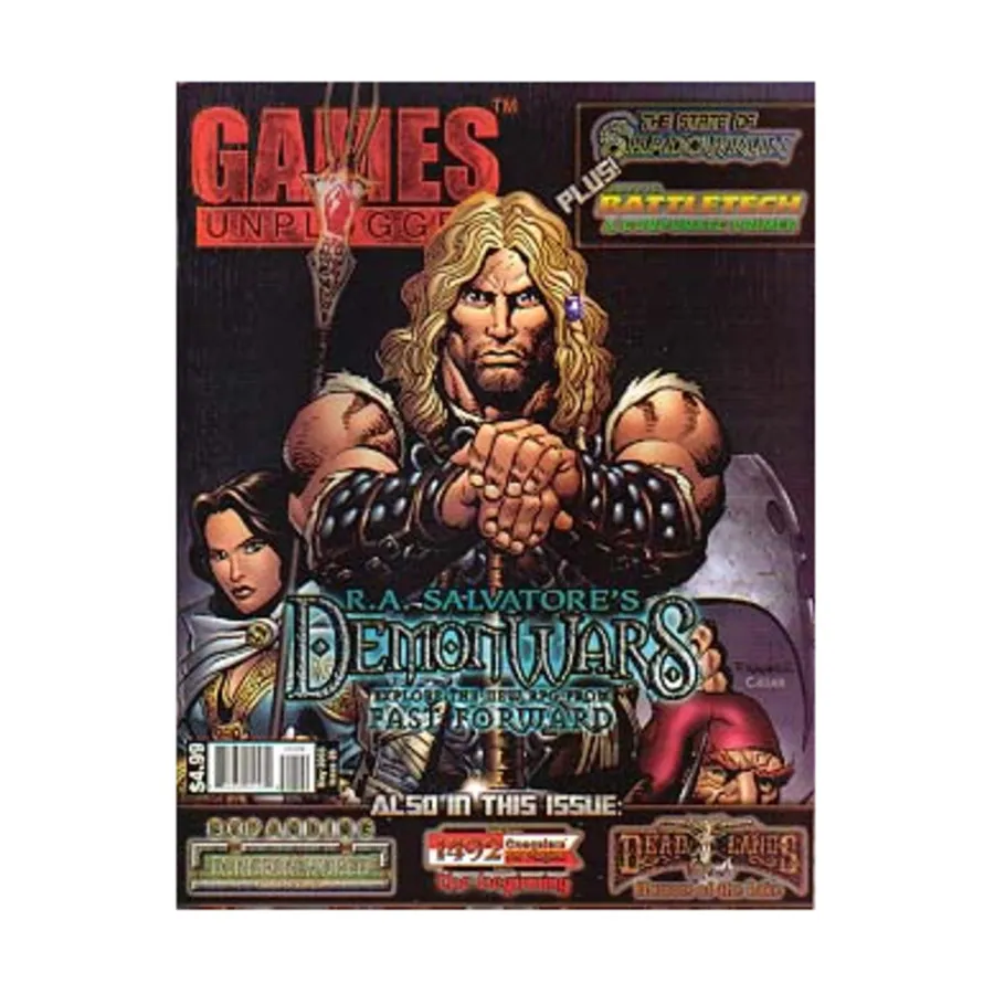 

Журнал #26 "R.A. Salvatore's Demon Wars", Games Unplugged Magazine