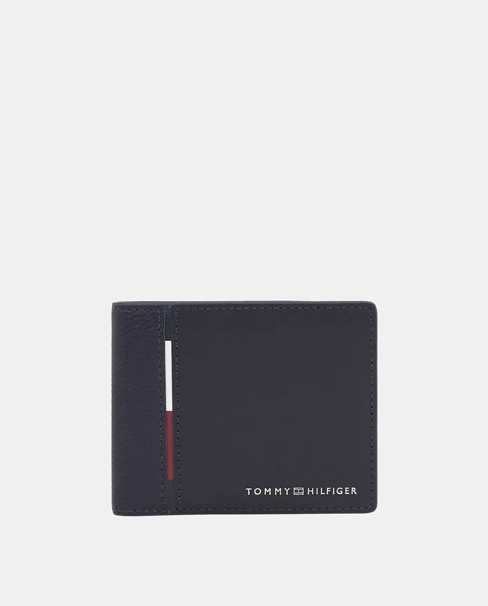 

Повседневный кожаный кошелек Tommy Hilfiger, темно-синий