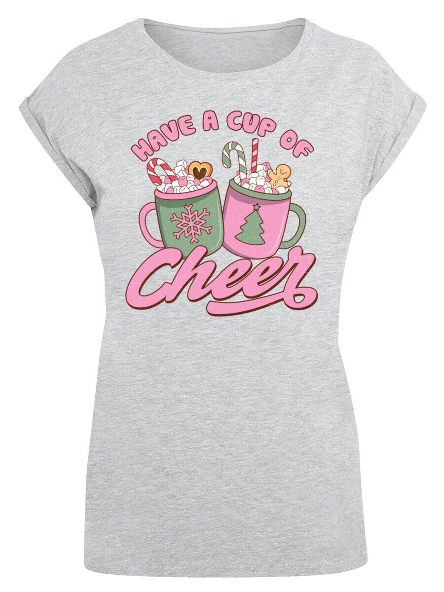 

Футболка F4NT4STIC Shirt Have a Cup of Cheer Christmas Holiday, серый