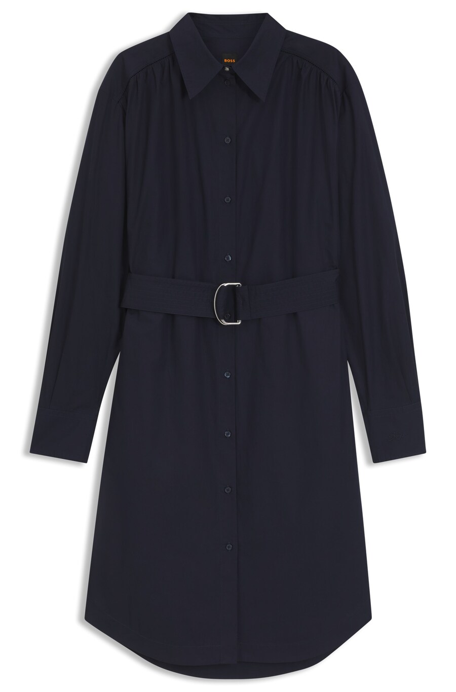 

Платье-рубашка BOSS Orange, Night blue
