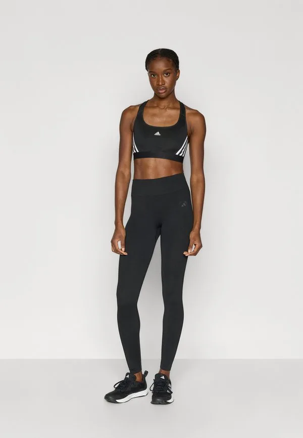 Вязаные леггинсы 7/8, идеально подходящие для тренировок Adidas Performance, Black — фото 2
