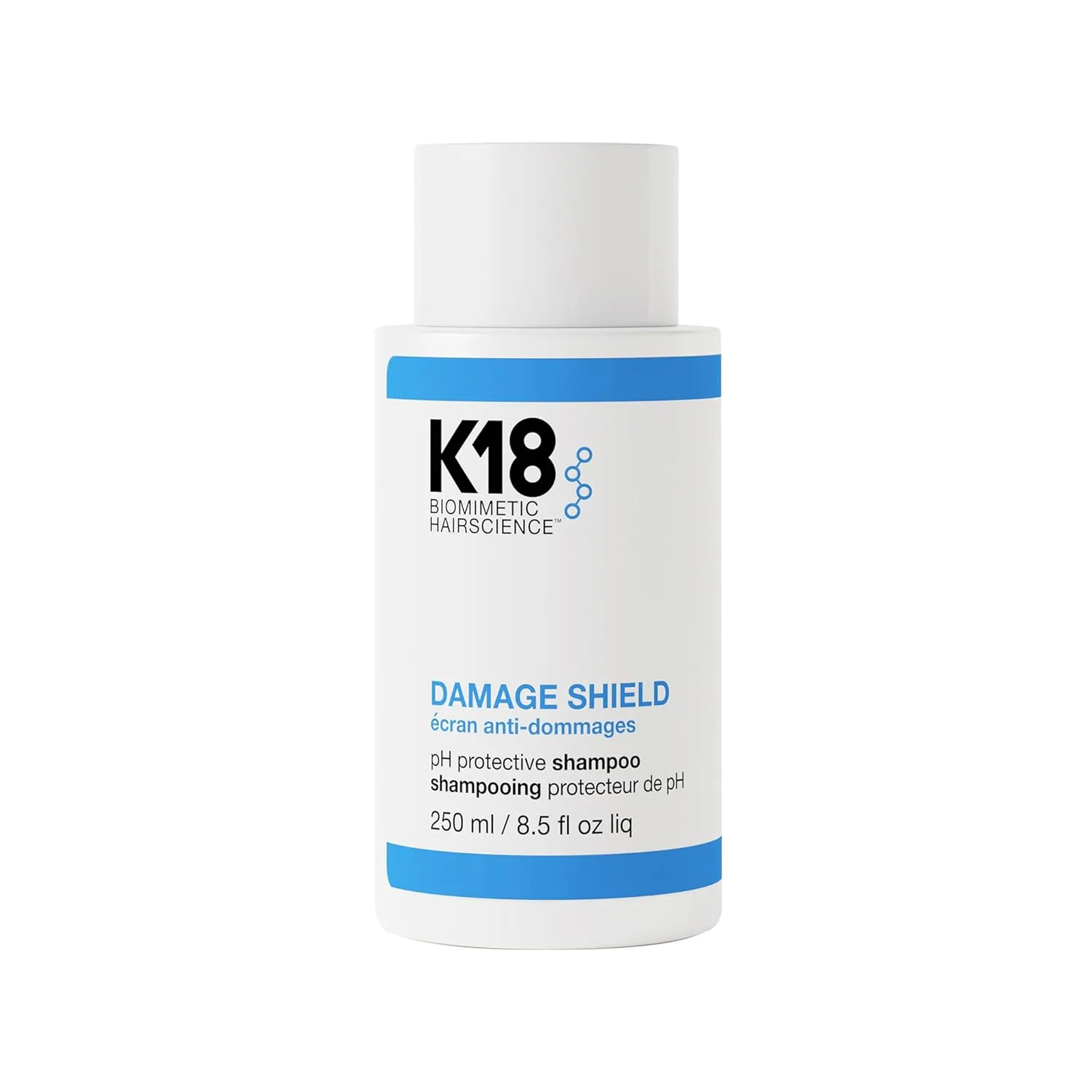 Защитный шампунь K18 Damage Shield, уменьшает пушистость и спутывание, поддерживает здоровье волос. 240.98 г (.)