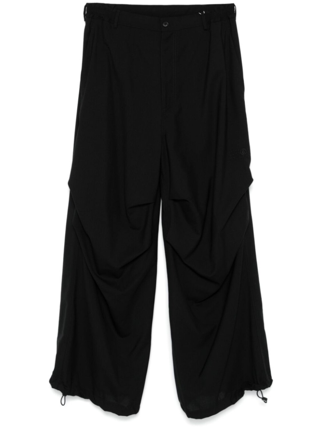 

MM6 Maison Margiela брюки с кулиской, черный