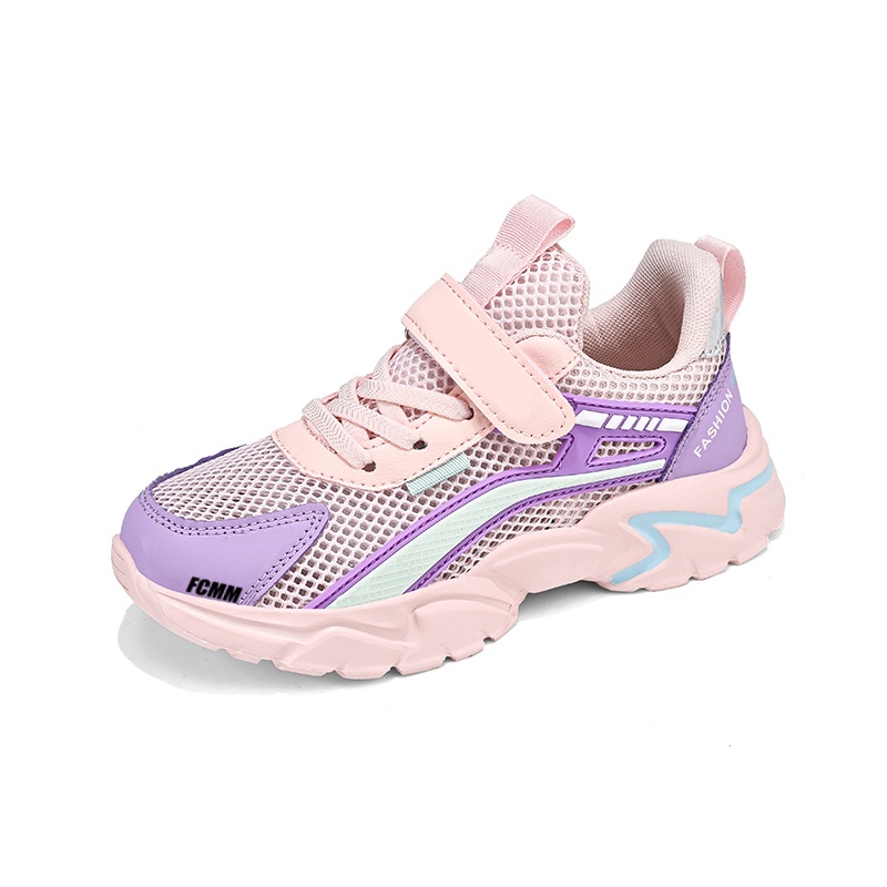 

Дышащие кроссовки Balance Low Top для повседневной носки для детей FCMM, розовый