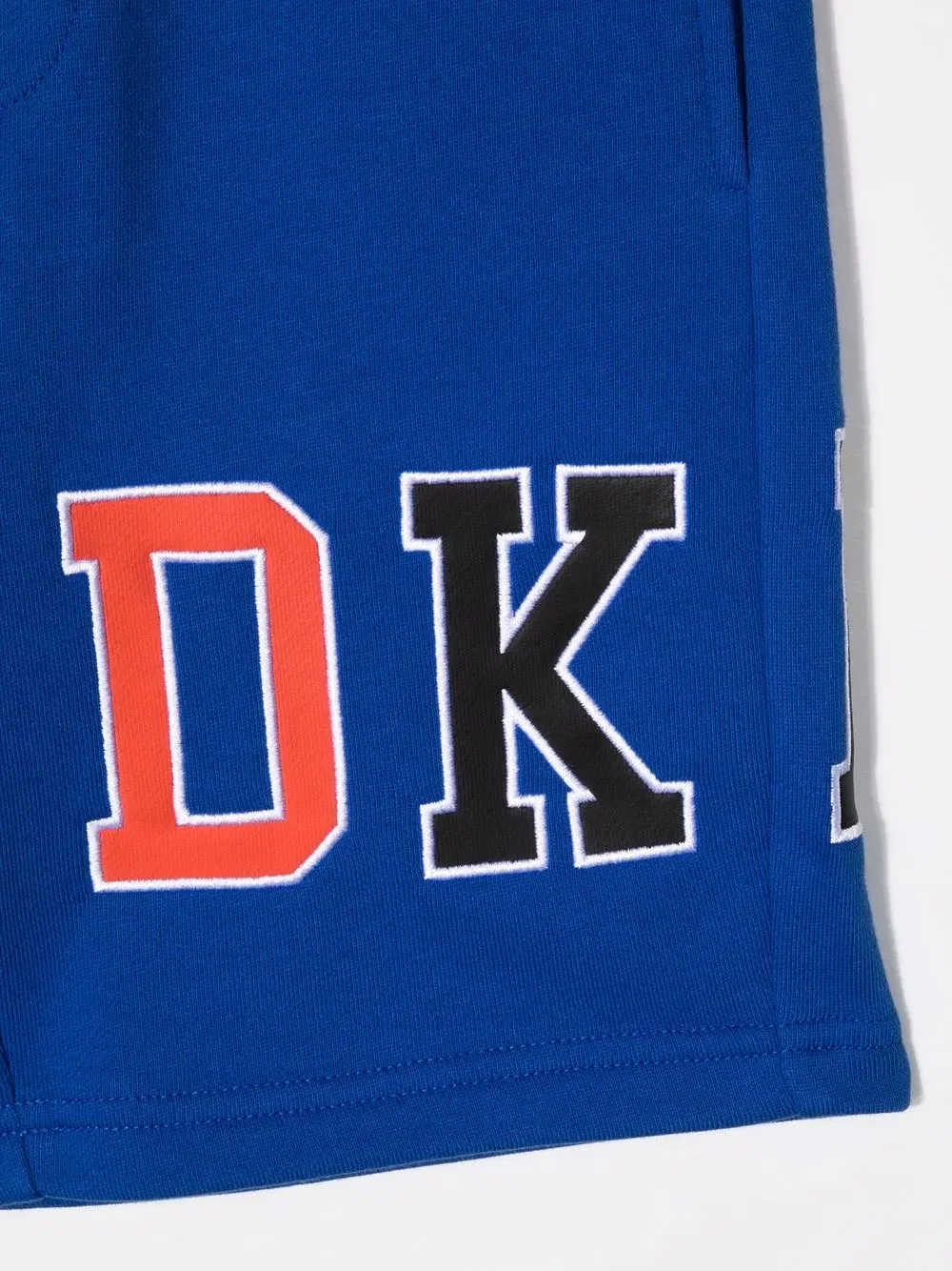 Спортивные шорты с вышитым логотипом Dkny Kids, синий — фото 3
