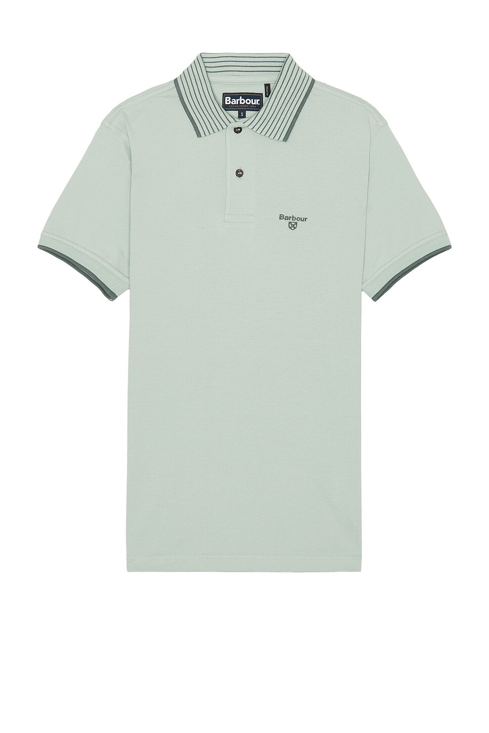 

Рубашка-поло Denwick Barbour, цвет Blue Chalk
