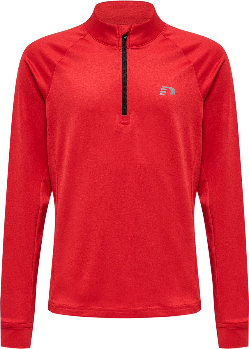 

Толстовка Newline Mit Kurzem Reißverschluss Kids Core Midlayer, цвет TANGO RED