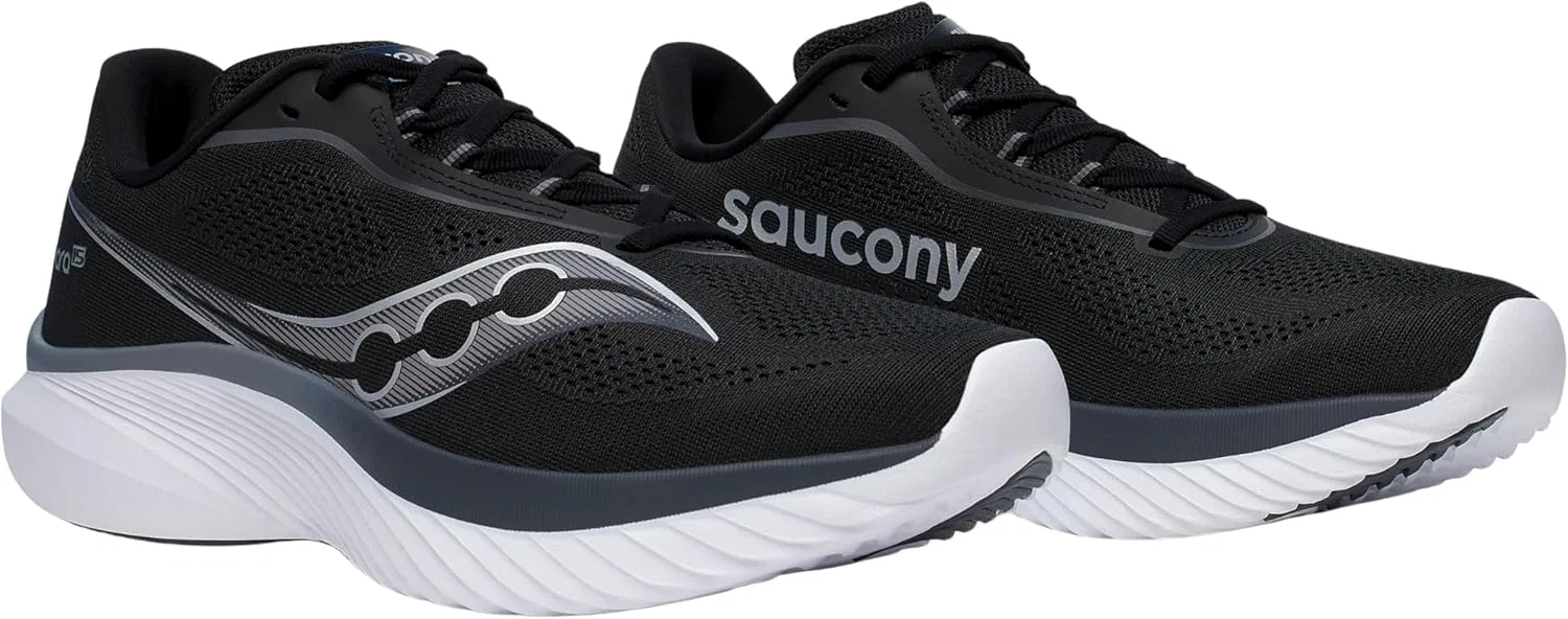 Мужские кроссовки Saucony Kinvara 15, Black White — фото 4