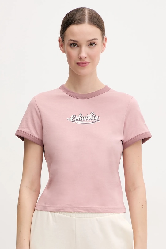

Футболка хлопковая Rolling Bend Columbia, розовый
