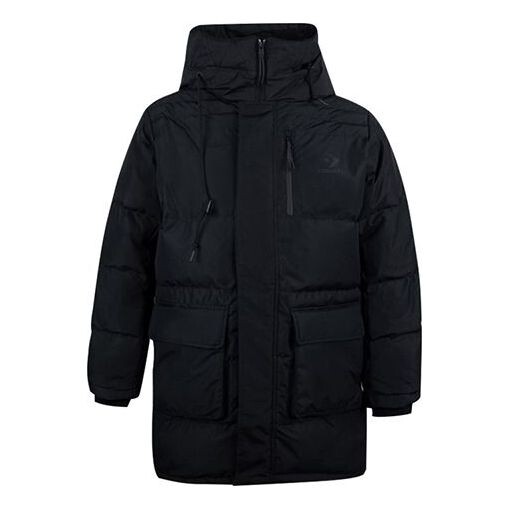 

Куртка mid-length down fill puffer jacket 'black' Converse, черный