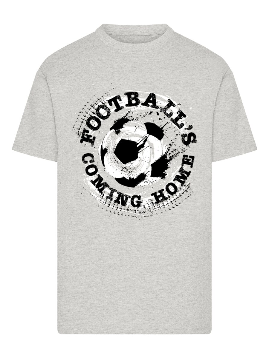 

Рубашка F4NT4STIC Footballs Coming Home Paint Splatter, Grey/Mottled Grey