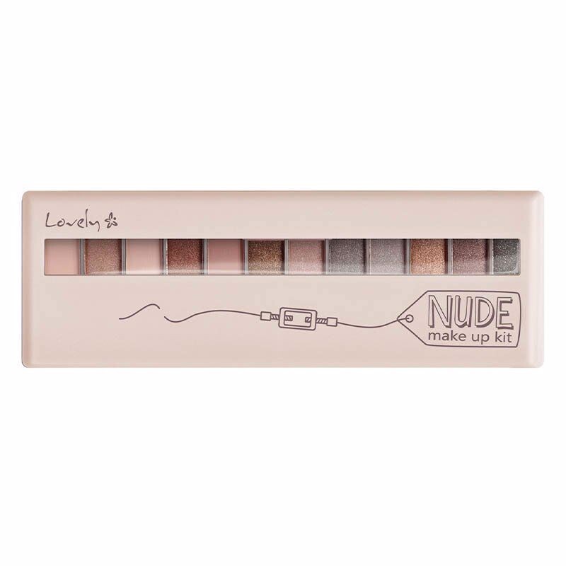

Тени для век Paleta De Sombras De Ojos Eyeshadow Nude Make Up Kit Lovely, 1 шт.