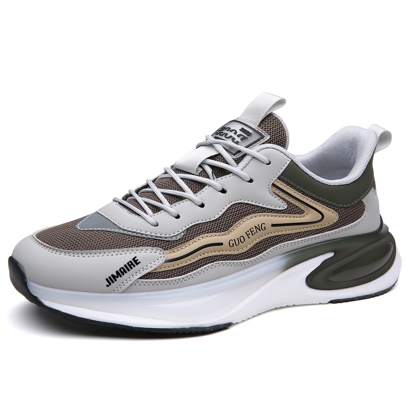 

Нескользящие низкие повседневные туфли для мужчин King Jinmai, Gray Brown