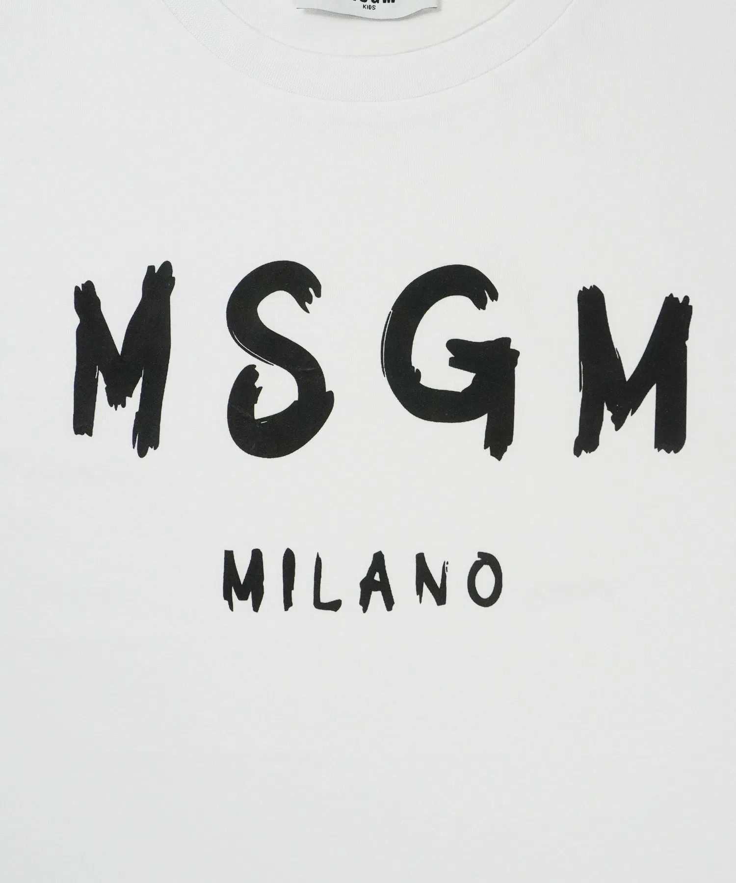 Детская футболка MSGM KIDS с принтом логотипа — фото 3