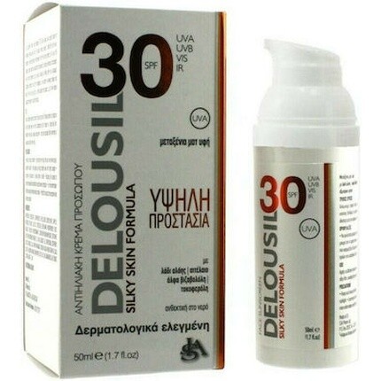 

Крем-защита от солнца Silky Skin Formula Spf30 - 50 мл Delousil