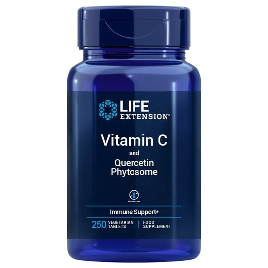 

Life Extension, Витамин С и фитосомы кверцетина ЕС, 250 таблеток.