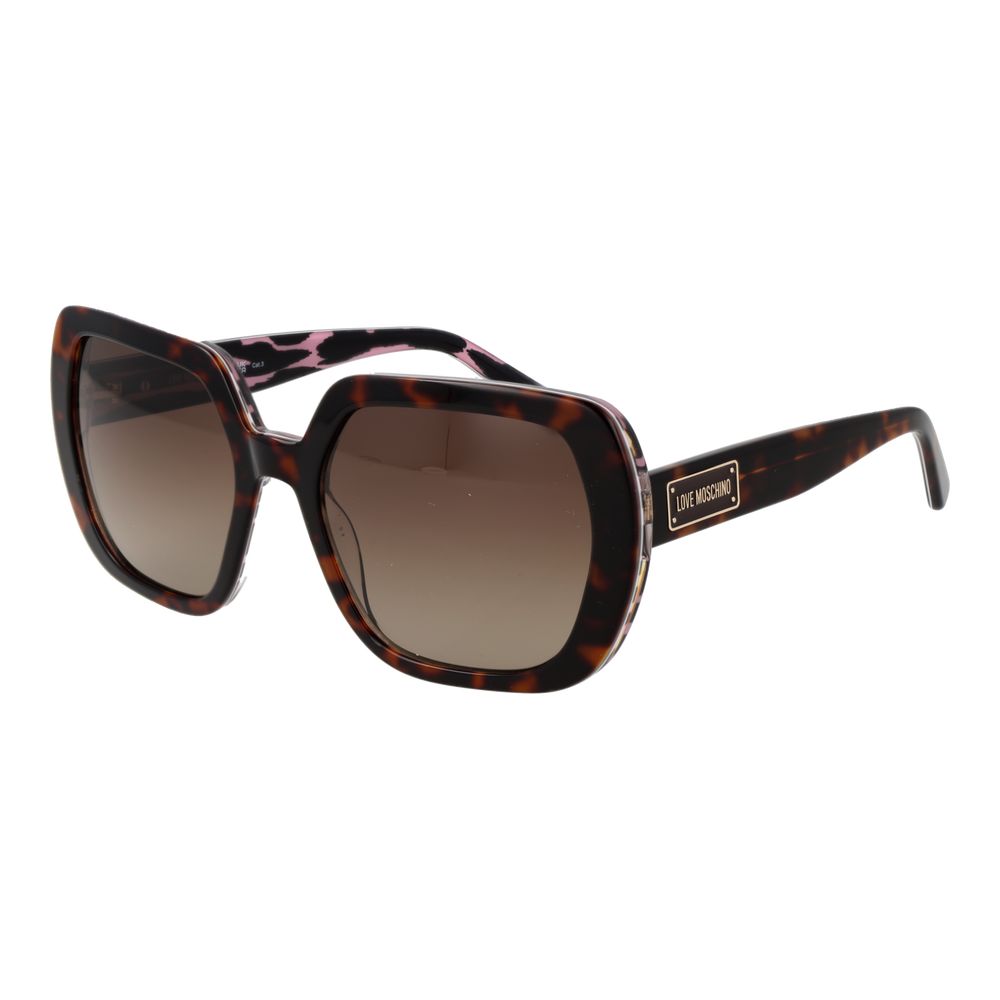 

Коричневые женские солнцезащитные очки Love Moschino, Brown