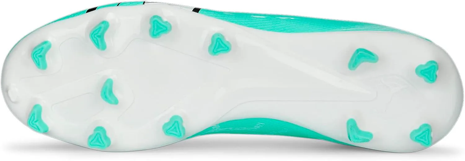 

Футбольные бутсы Puma Mens Ultra Play Firm для игры на твердом искусственном газоне, мятный/белый/желтый