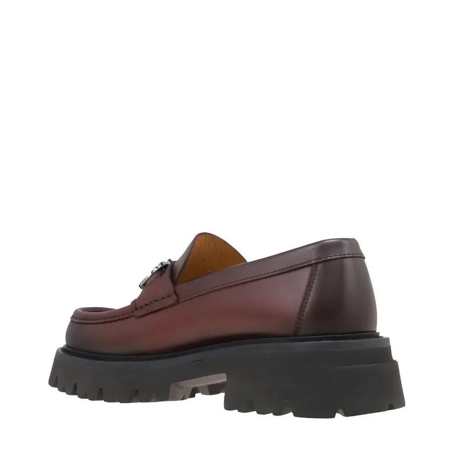 Мокасины Ferragamo Chunky с орнаментом Gancini, фиолетовый — фото 3
