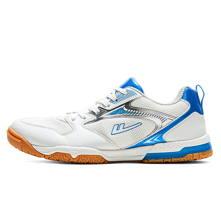 

Мужские кроссовки для тренировок Low top с амортизацией, поддержкой баланса, устойчивостью к истиранию, дышащие и нескользящие WARRIOR, белый синий серебро