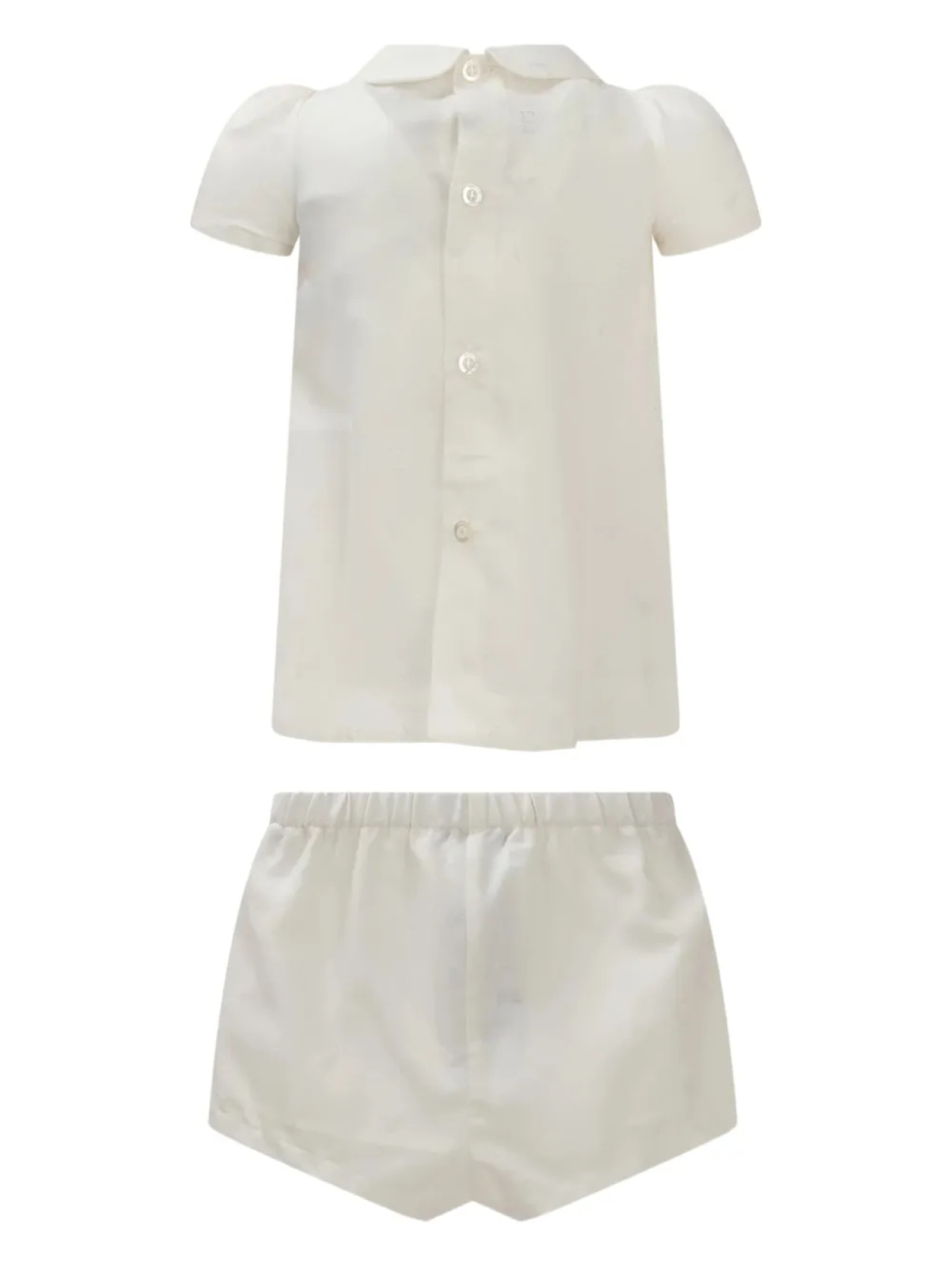 Комплект платьев с оборками Emporio Armani Kids, нейтральный — фото 2