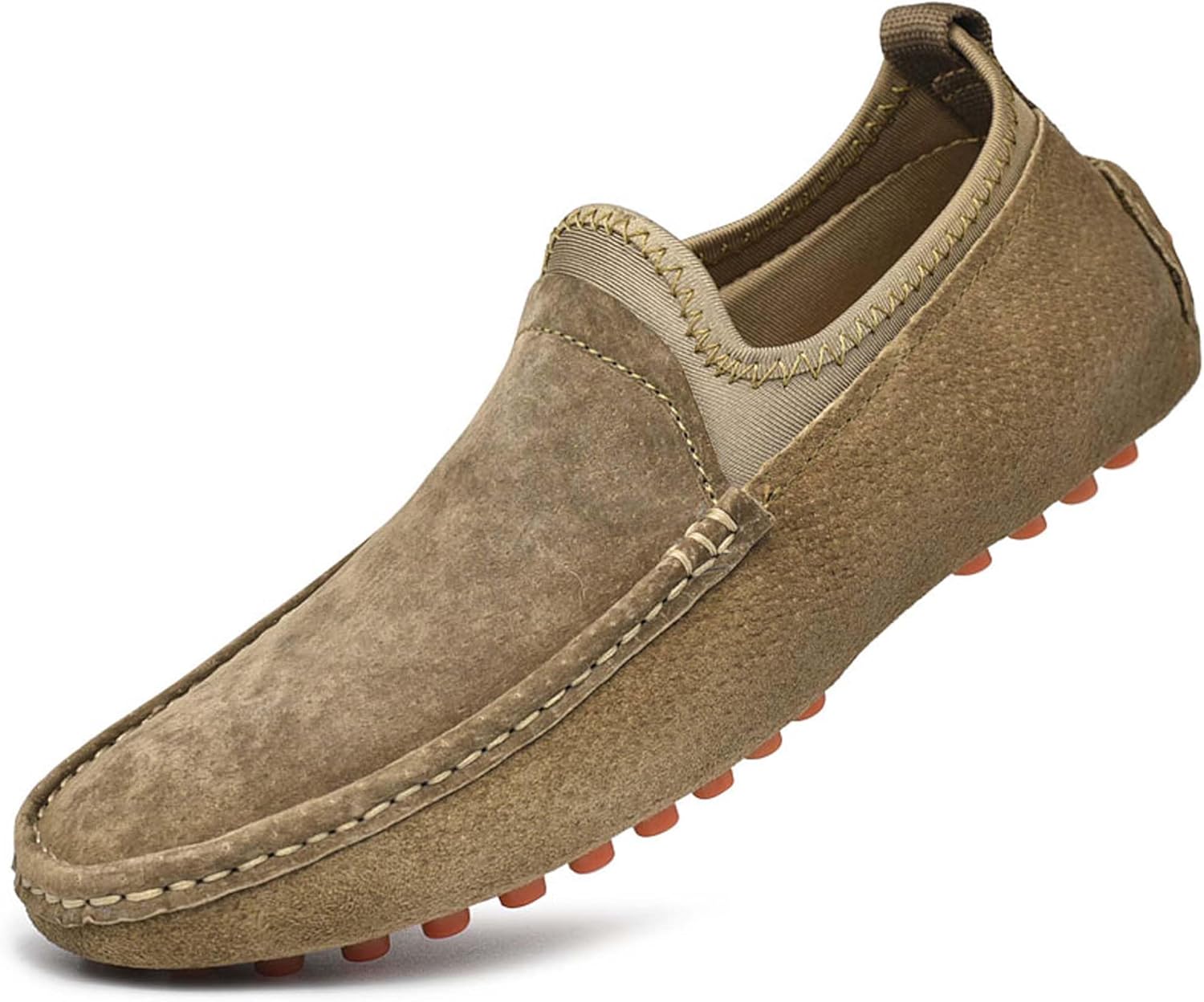 

Мужские повседневные лоферы Удобные стойкие к скольжению лоферы - Мужские формальные туфли - Мягкая подошва, легкие балетки - Мужские повседневные прогулочные туфли - Размеры 5-15 US Dzbajrqm, хаки