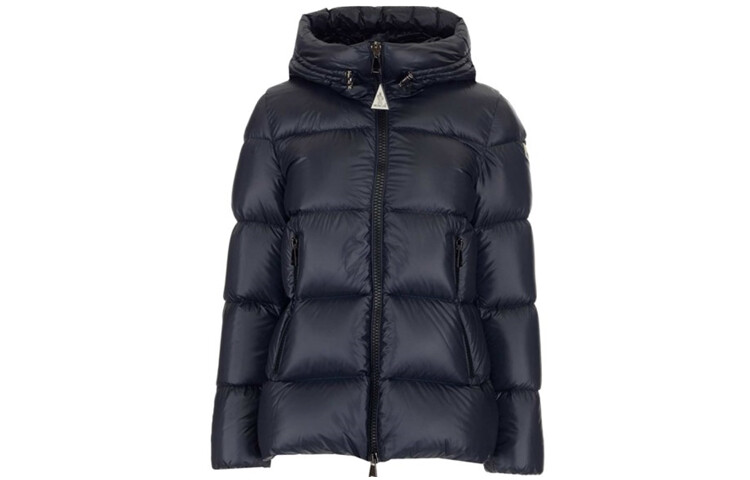 

Пуховик женский темно-синий Moncler