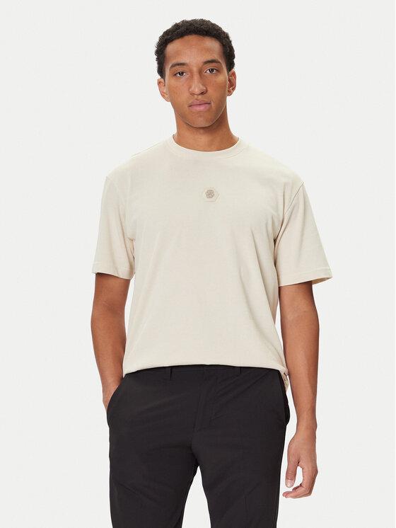 

Футболка oversize Future 50544316 Boss, экрю, Белый, Футболка oversize Future 50544316 Boss, экрю