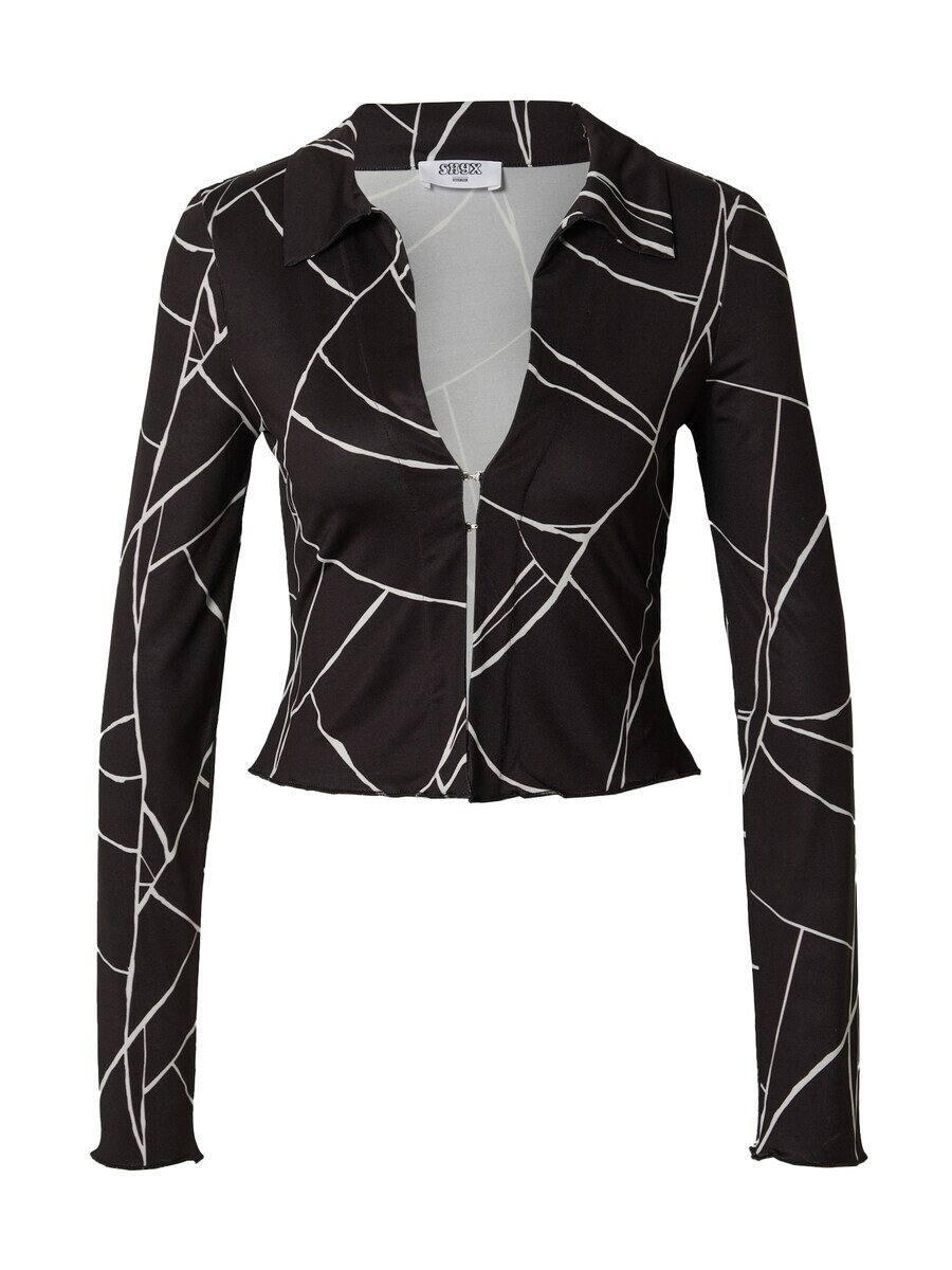 

Рубашка SHYX Blouse Galina, цвет light grey/black