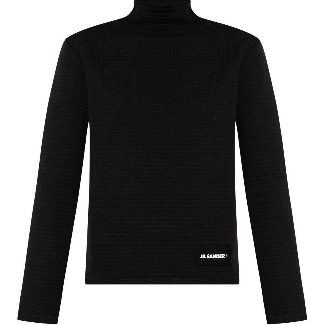 

Толстовка с ребристым эффектом JIL SANDER, черный