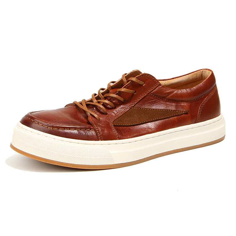 Туфли мужские Men"s Casual Men Low-Top Diengrley, цвет Red Brown — фото 2