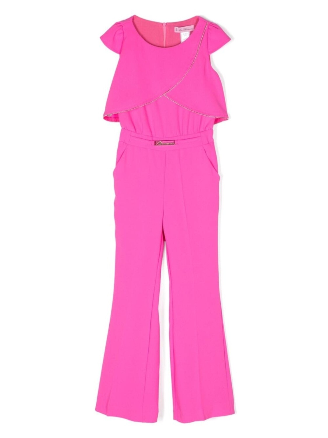 

Miss Blumarine комбинезон со стразами, розовый