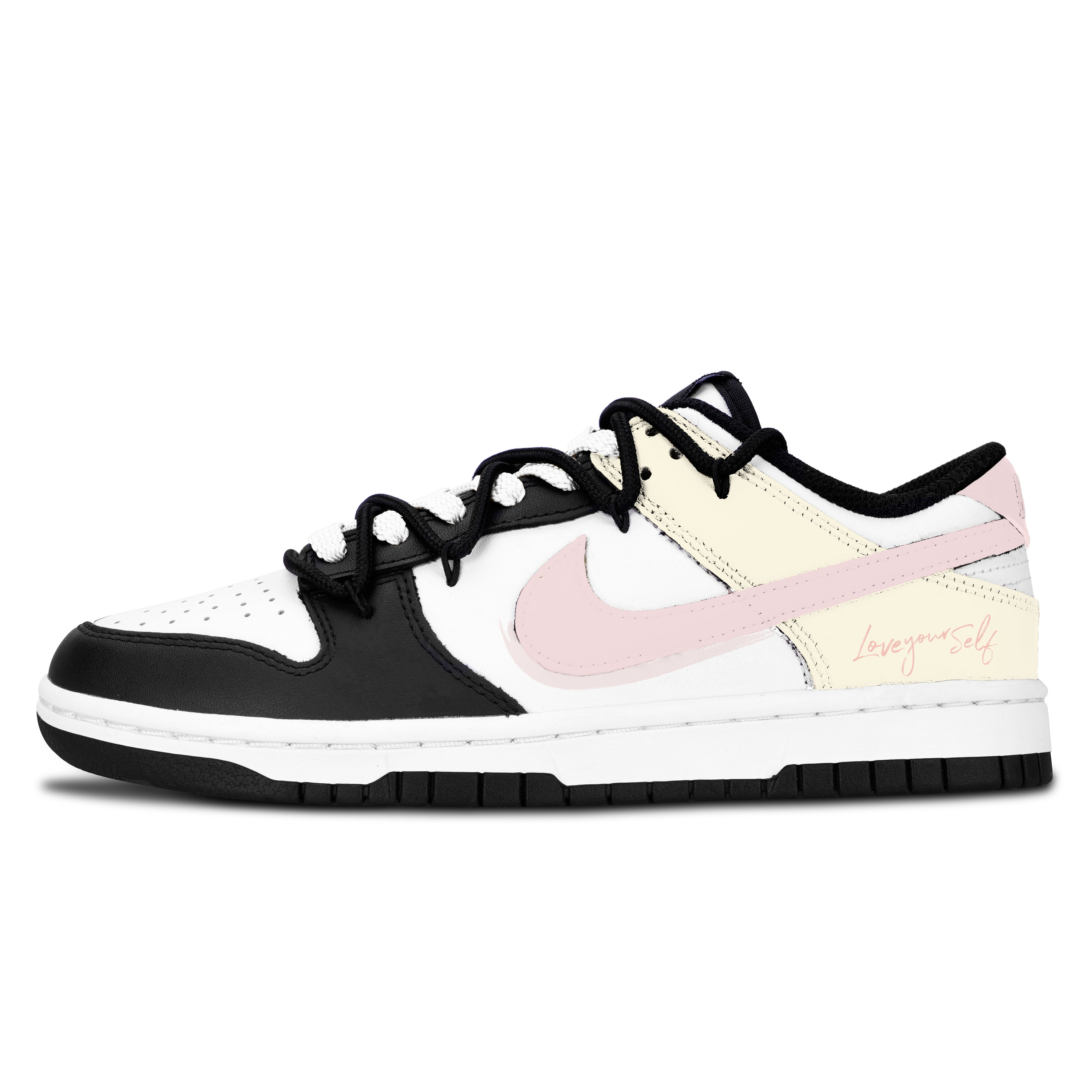 

Nike Dunk Black White, мягкая и нежная кожа Self Narrative, нескользящая, устойчивая к истиранию, легкая с амортизацией