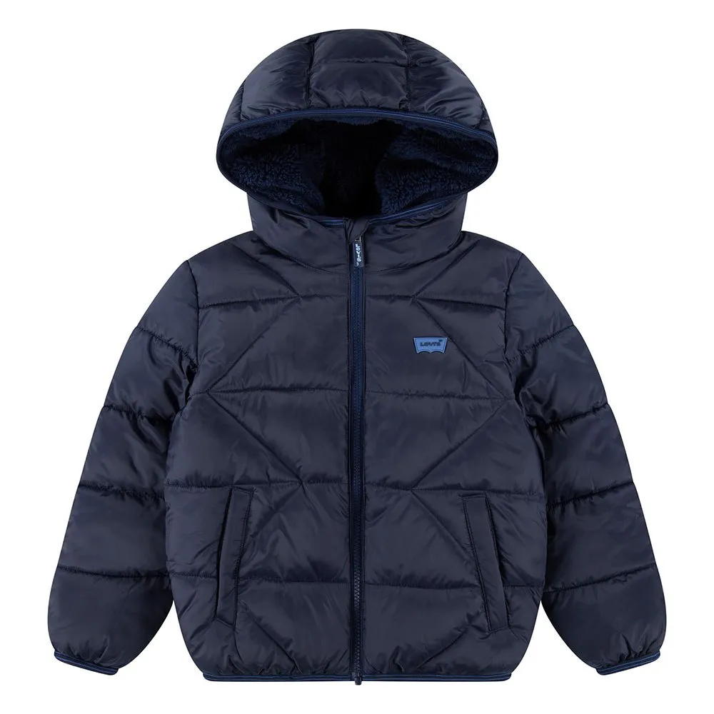 

Куртка Levi's Sherpa Lined Puffer, синий