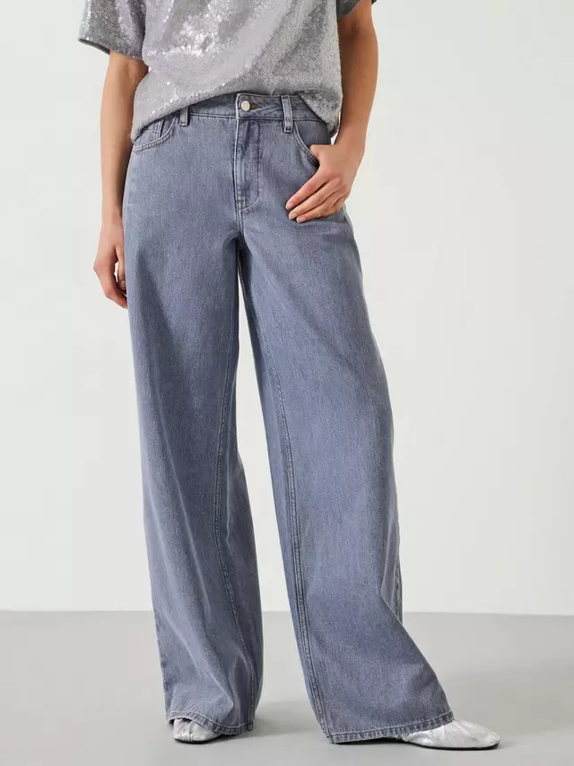 

Джинсы HUSH Nova Pintuck Wide Leg, цвет blue/grey