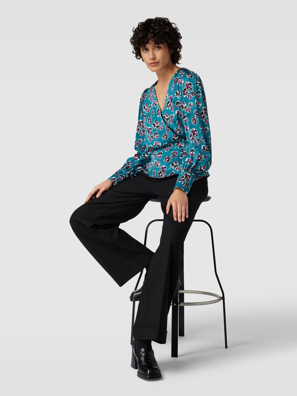 

Блузка с принтом по всей поверхности THE KOOPLES, розовый