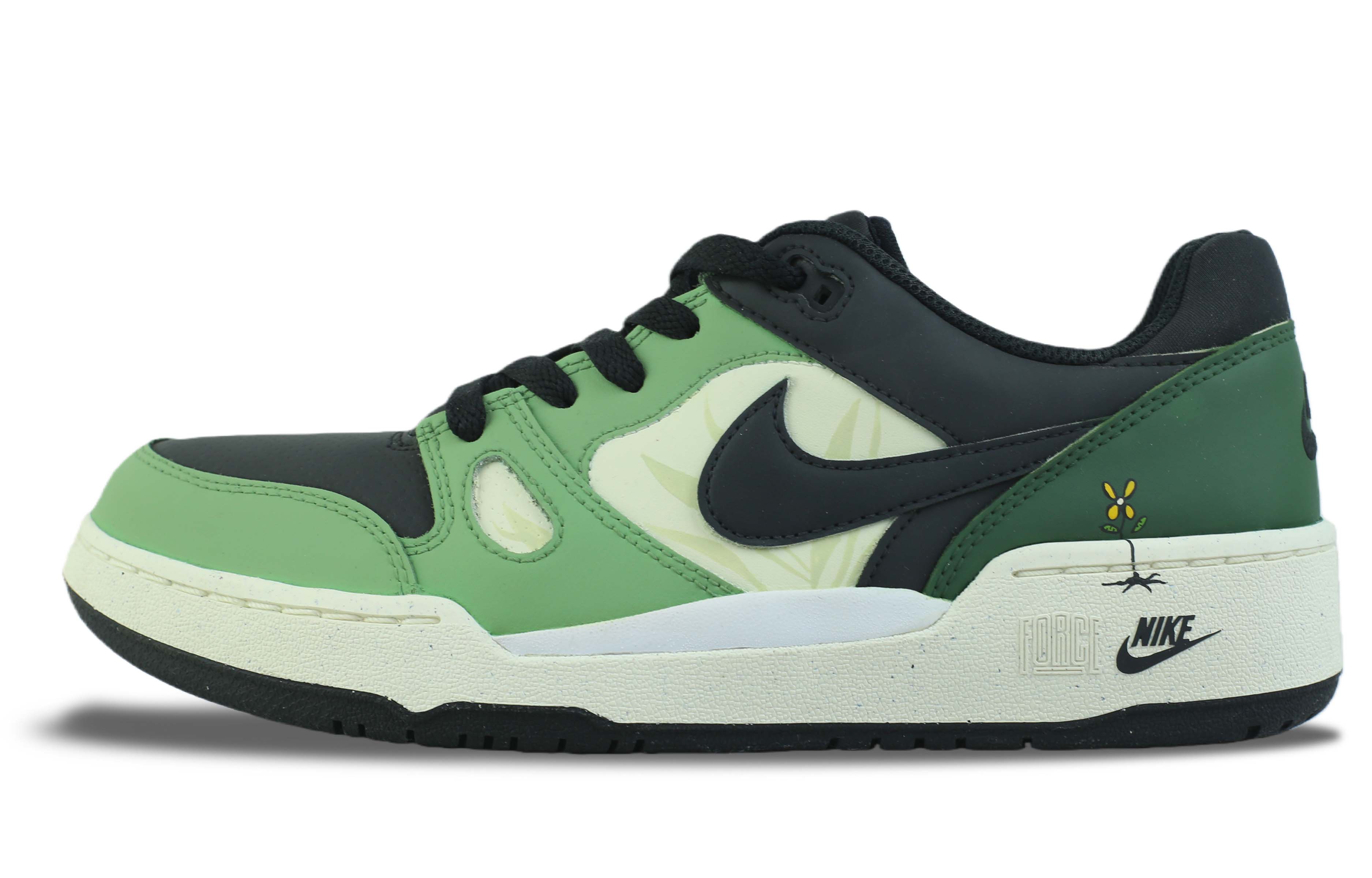 

Nike Кроссовки Full Force Low top для скейтбординга мужские бело-зеленые