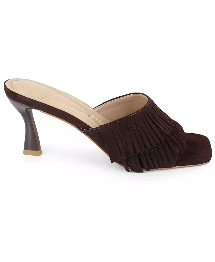 Женские сандалии-слипоны Darby Fringe Kenneth Cole New York, коричневый — фото 2