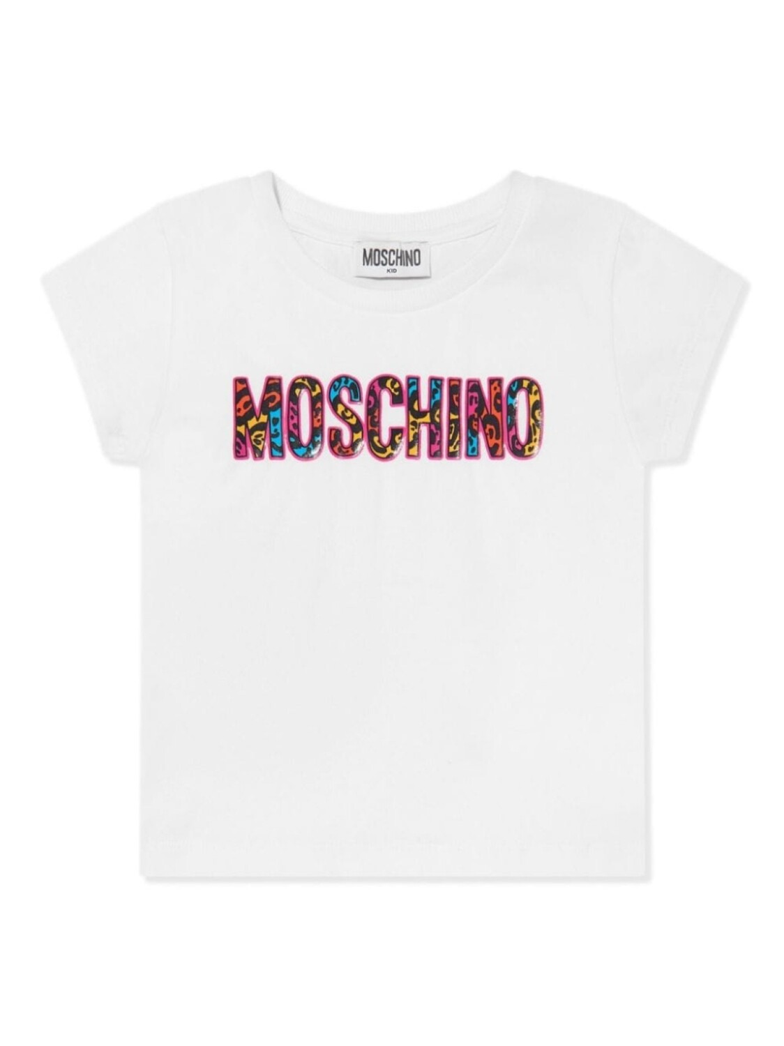 

Футболка с логотипом Moschino Kids, белый